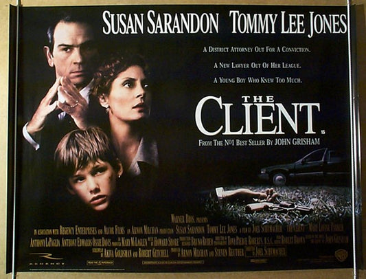 The Client  Original Quad Movie Poster  