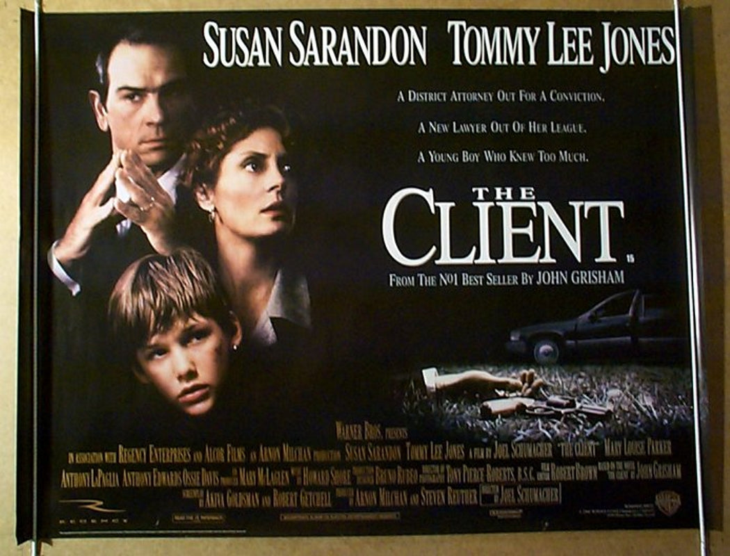 The Client  Original Quad Movie Poster  