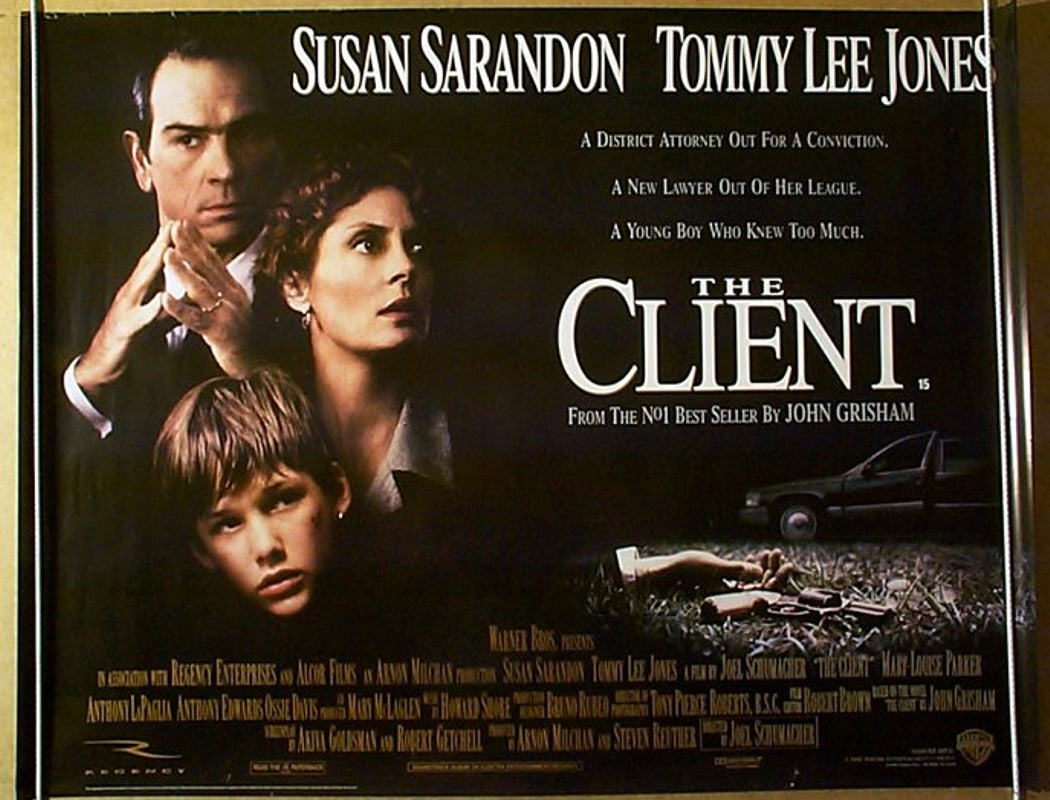 The Client  Original Quad Movie Poster  