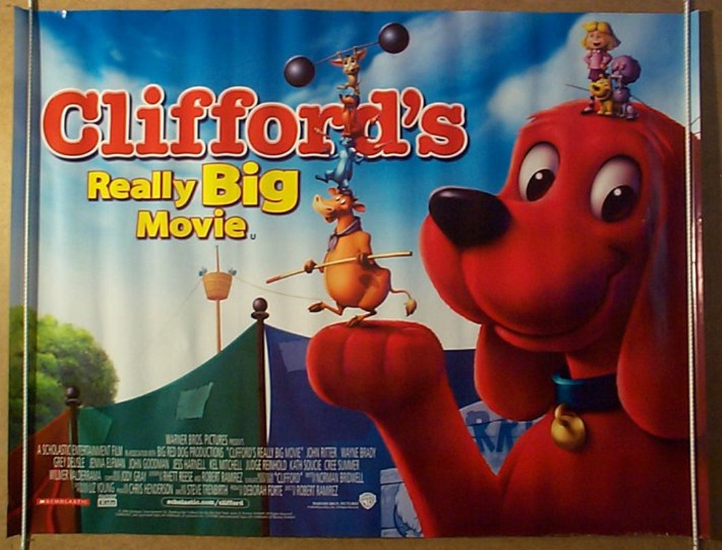 Cliffords Really Big Movie  Original Quad Movie Poster  