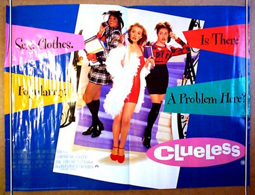 Clueless  Original Quad Movie Poster  