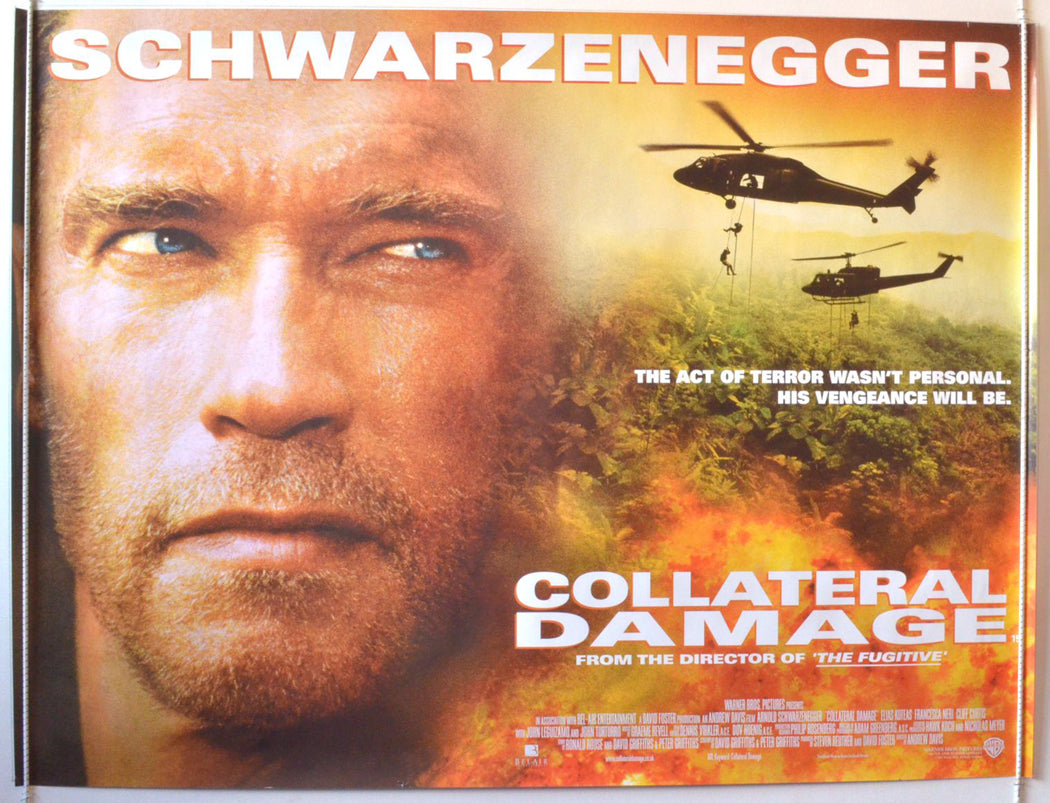 Collateral Damage   Original British Quad Poster - Movie Poster 