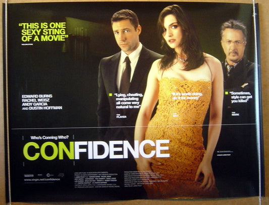 Confidence  Original Quad Movie Poster  