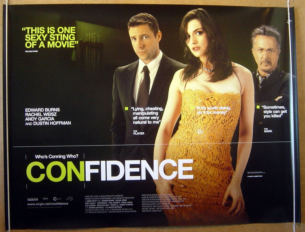 Confidence  Original Quad Movie Poster  