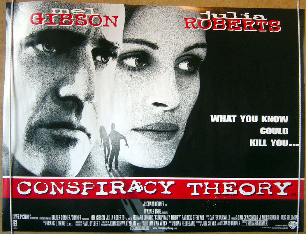 Conspiracy Theory  Original Original Quad Movie Poster  