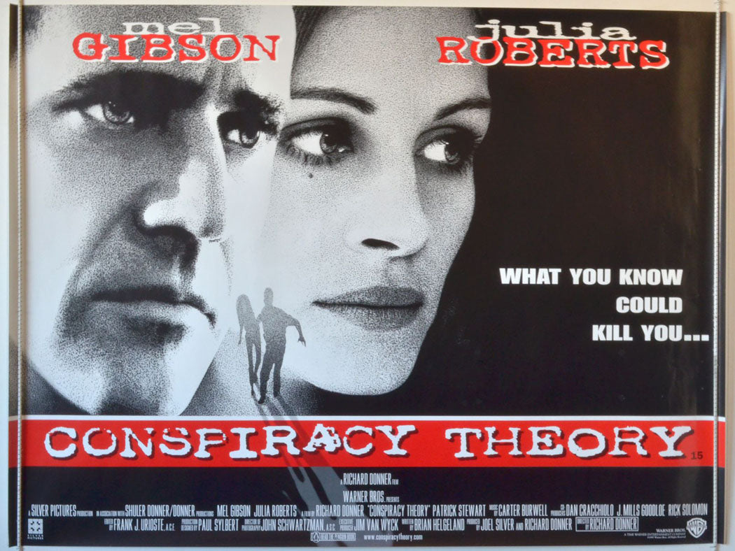 Conspiracy Theory   Original British Quad Poster - Movie Poster 