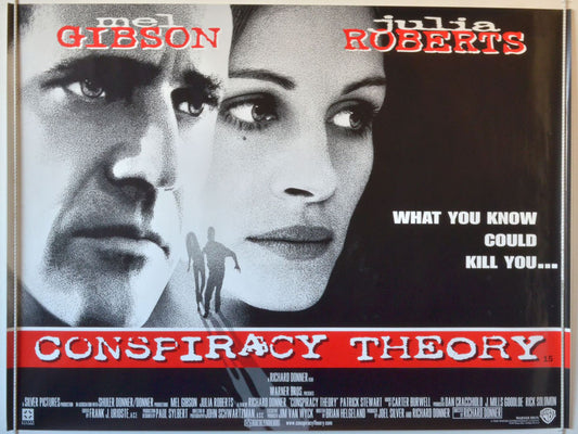 Conspiracy Theory   Original British Quad Poster - Movie Poster 