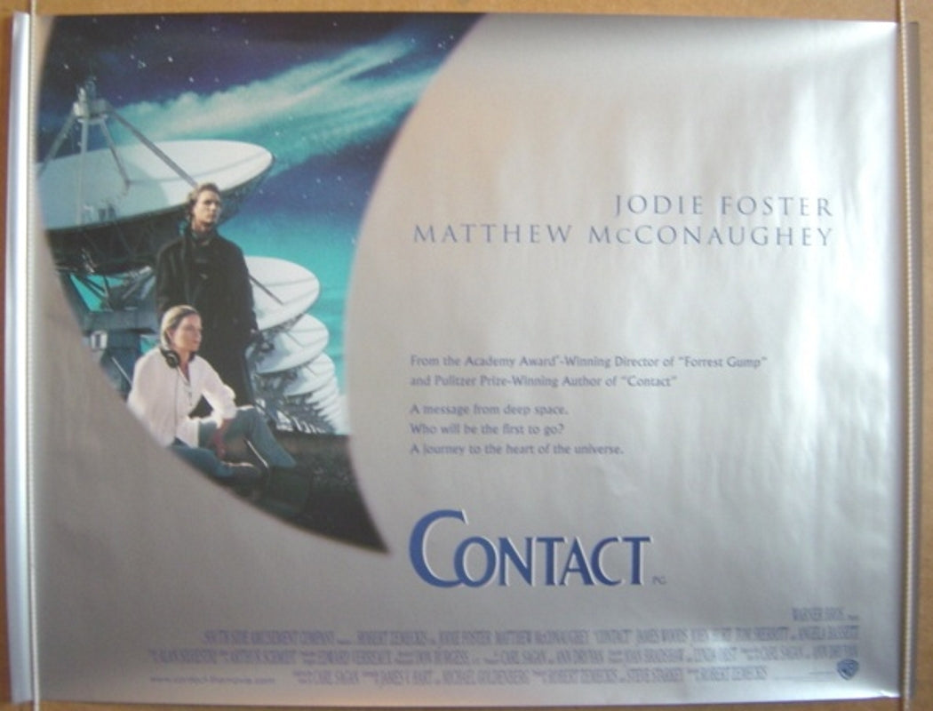 Contact  Original Quad Movie Poster  