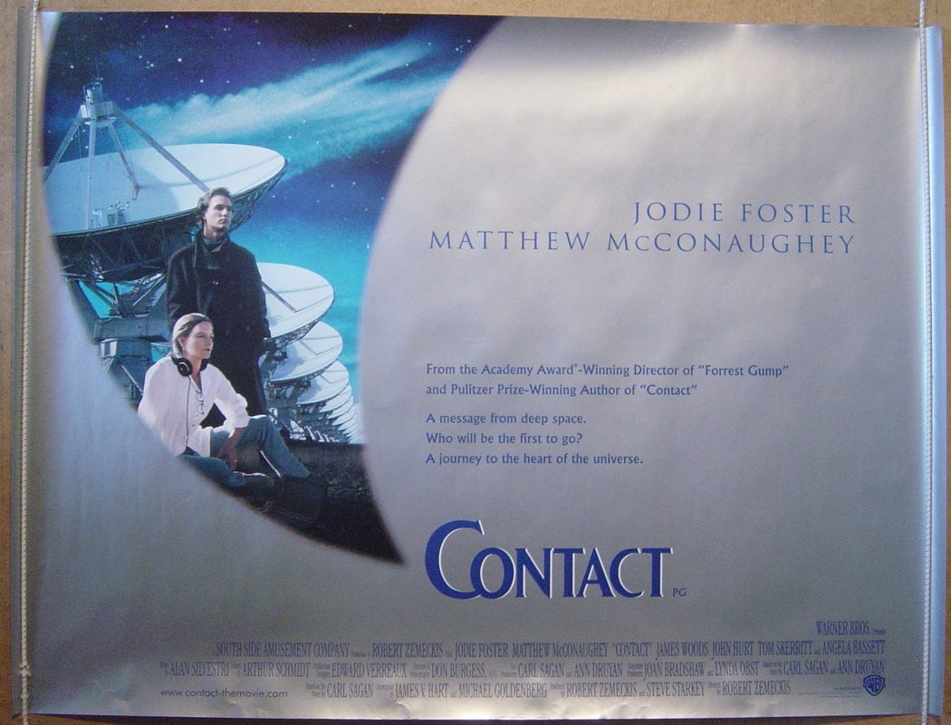 Contact  Original Quad Movie Poster  