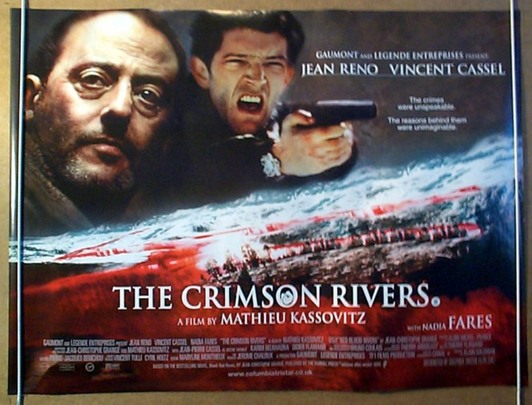 The Crimson Rivers  Original Quad Movie Poster  