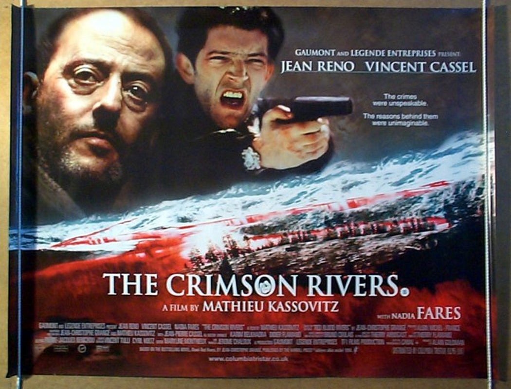 The Crimson Rivers  Original Quad Movie Poster  