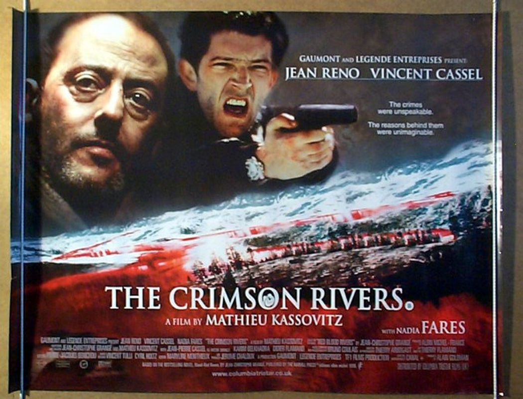 Crimson Rivers Pfp “The Crimson Rivers” Original Quad Movie Poster – pastposters