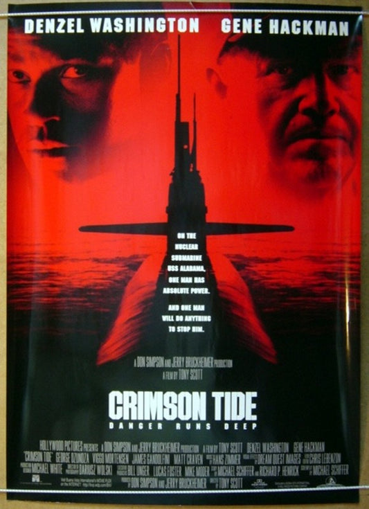 Crimson Tide  One Sheet Movie Poster