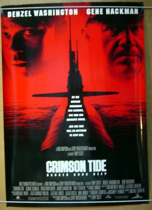 Crimson Tide  One Sheet Movie Poster