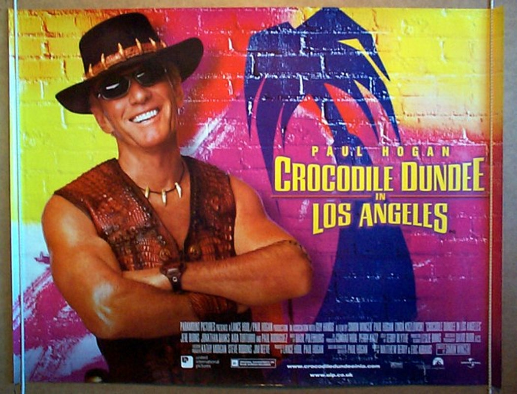 Crocodile Dundee in L.A  Original Quad Movie Poster  