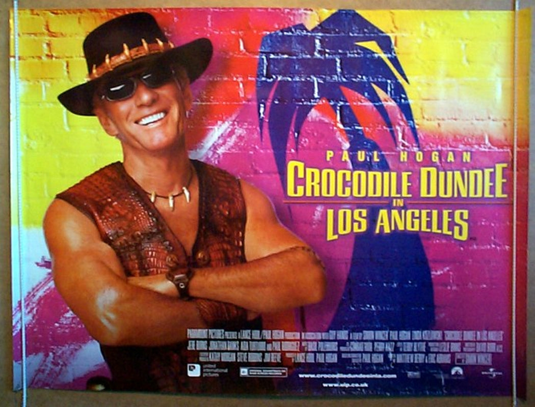 Crocodile Dundee in L.A  Original Quad Movie Poster  