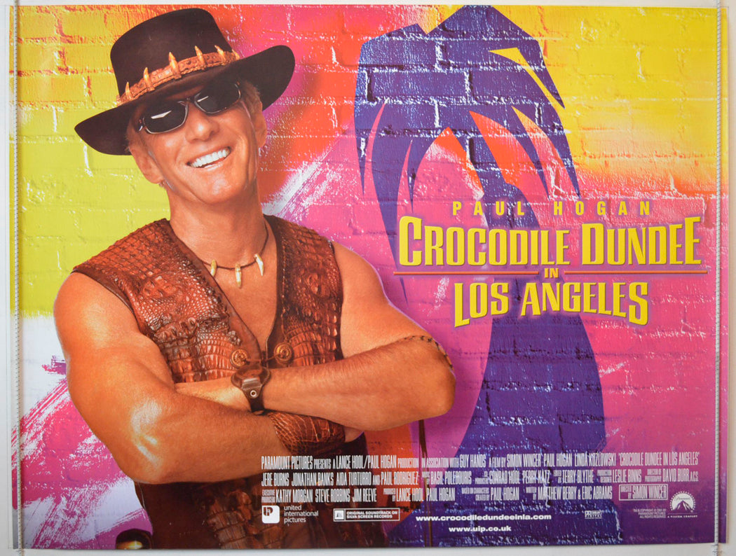 Crocodile Dundee in L.A Original British Quad Poster - Movie Poster