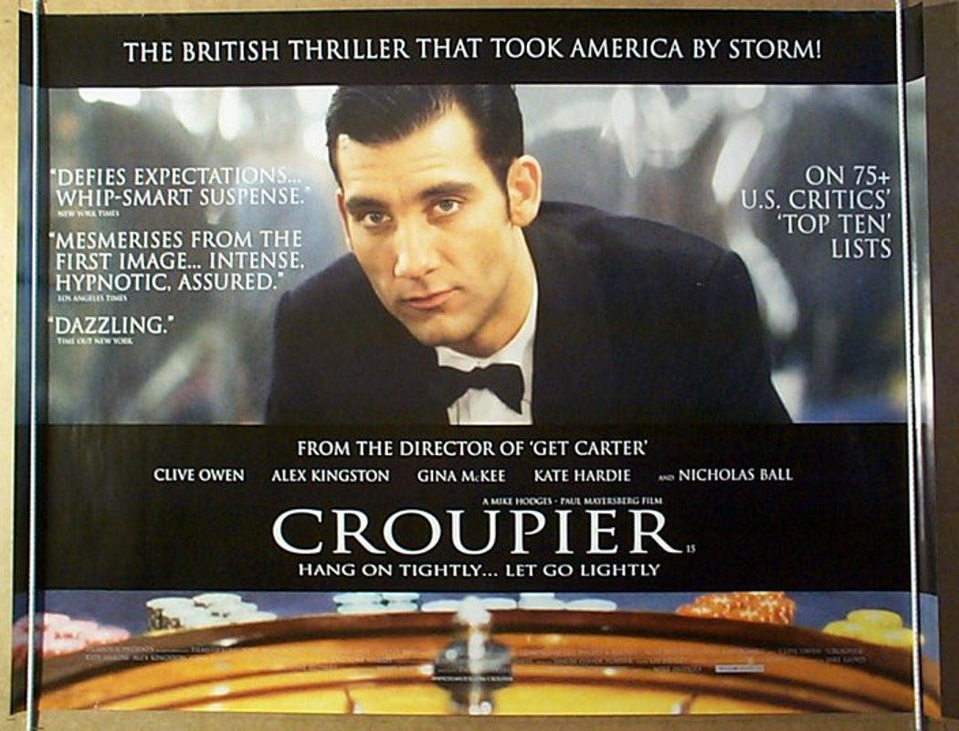 The Croupier  Original Quad Movie Poster  