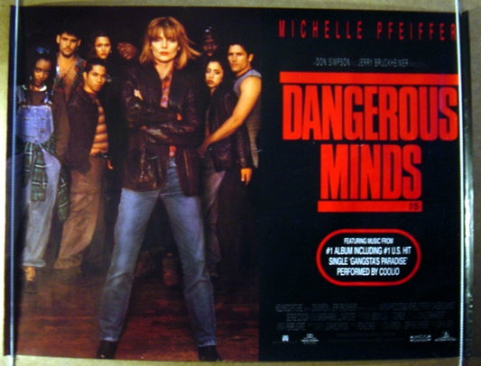 Dangerous Minds  Original Quad Movie Poster  