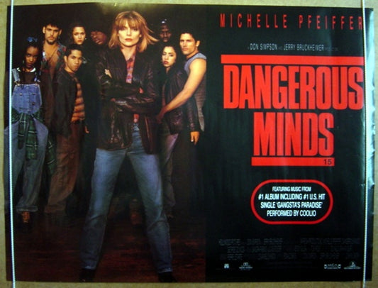 Dangerous Minds  Original Quad Movie Poster  