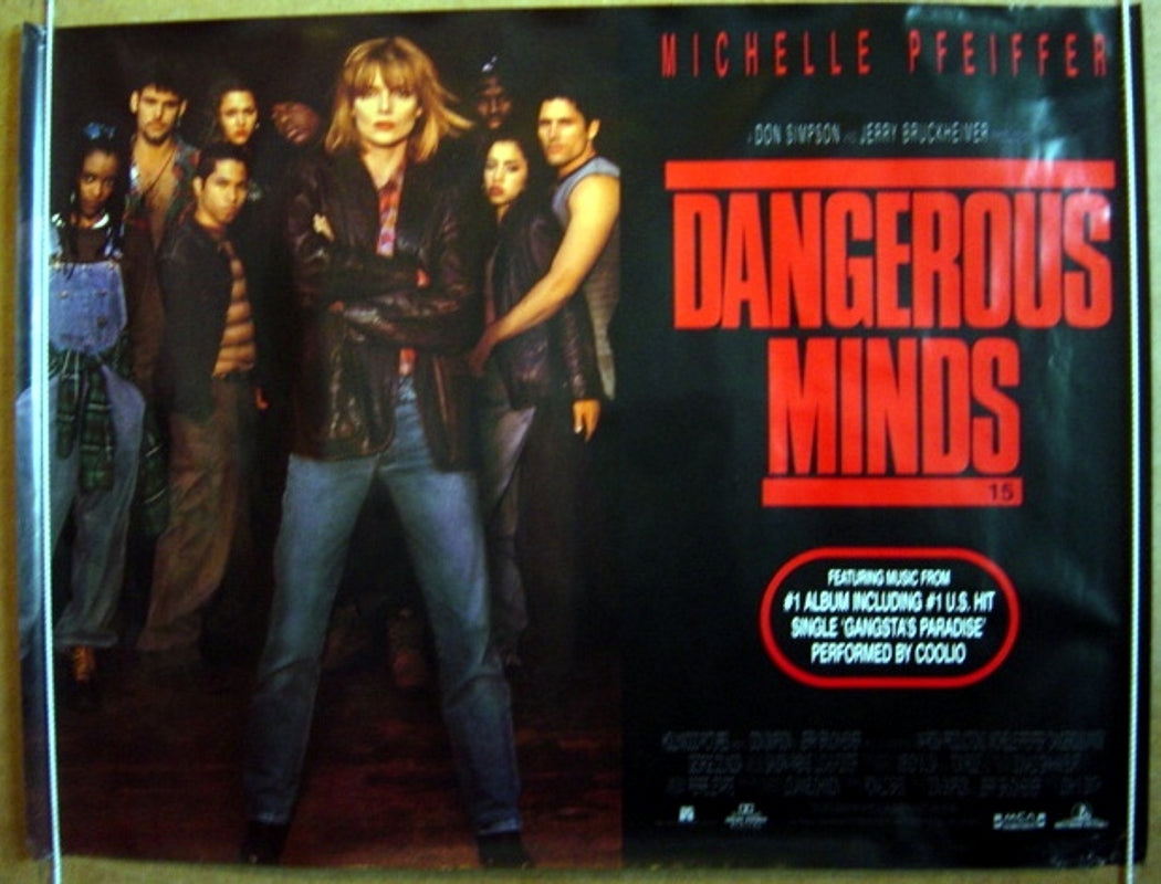 Dangerous Minds  Original Quad Movie Poster  