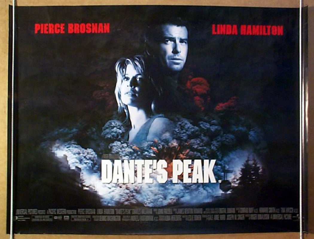 Dante's Peak  Original Quad Movie Poster  