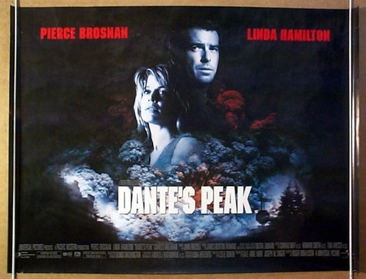 Dante's Peak  Original Quad Movie Poster  