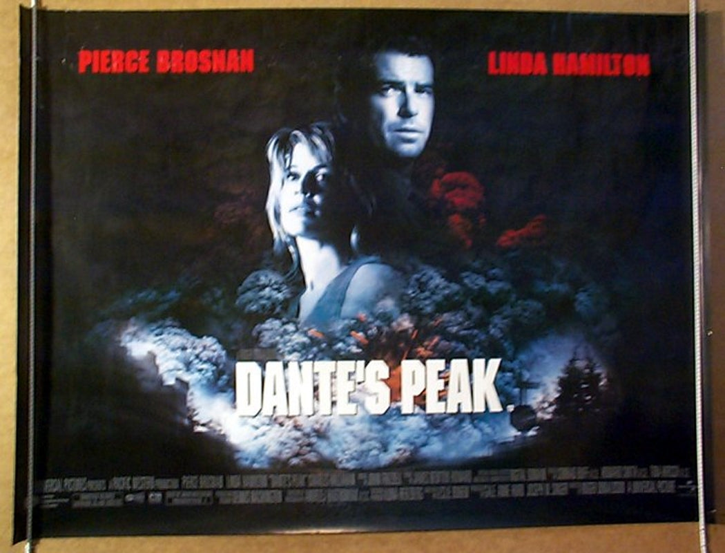 Dante's Peak  Original Quad Movie Poster  