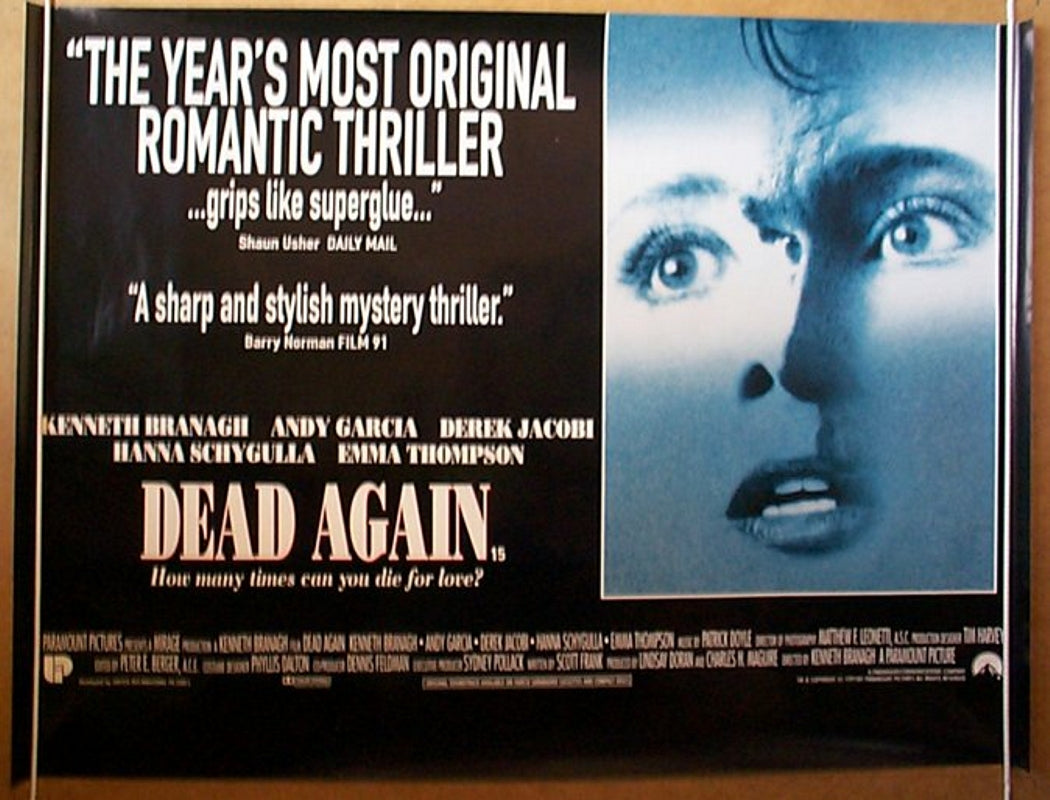 Dead Again  Original Quad Movie Poster  