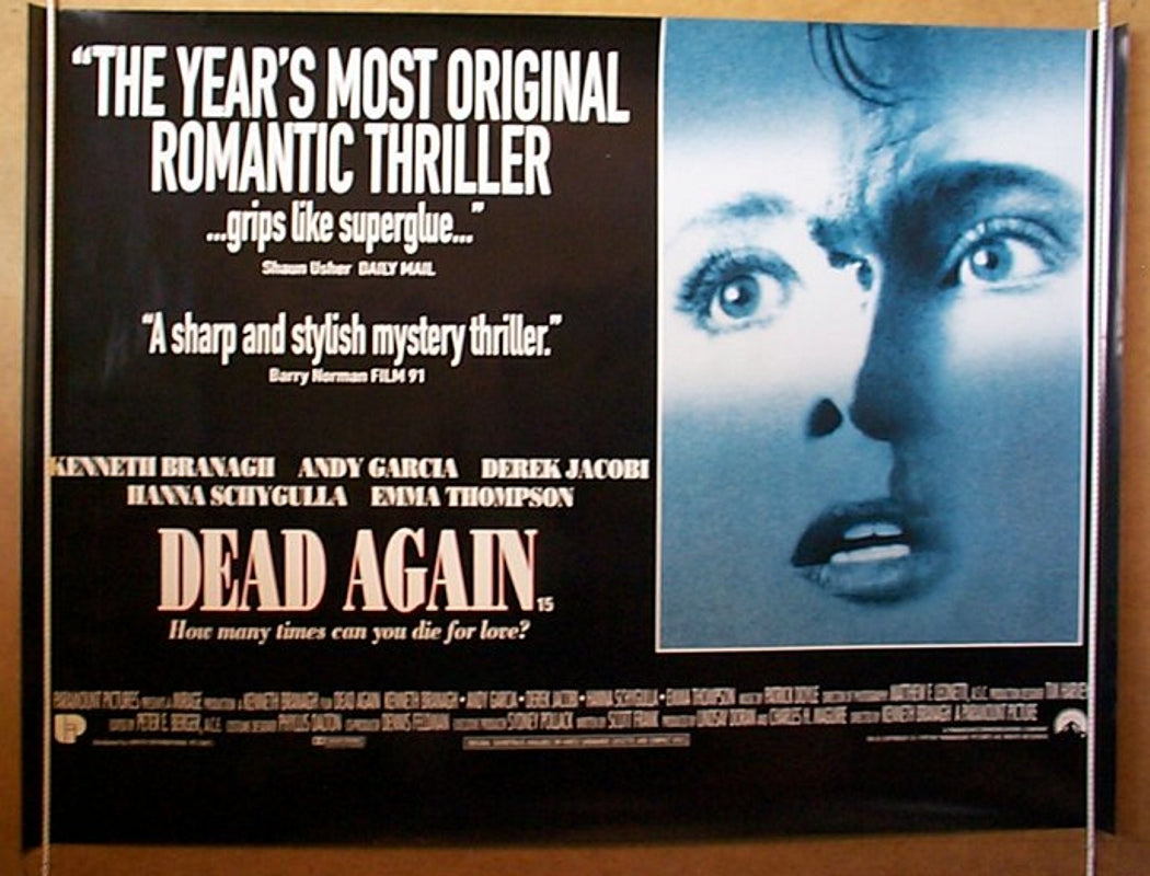 Dead Again  Original Quad Movie Poster  