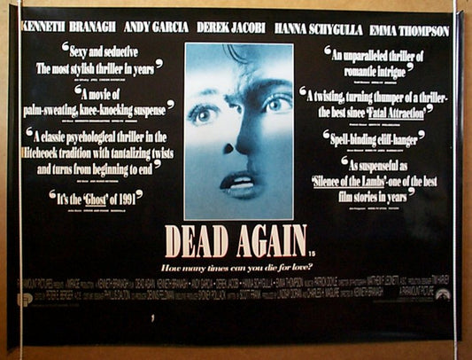 Dead Again  Original Quad Movie Poster  