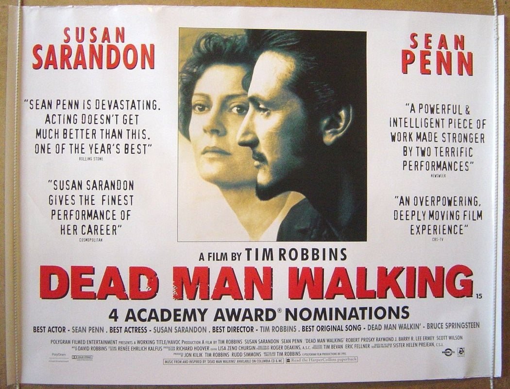 Dead Man Walking  Original Quad Movie Poster  