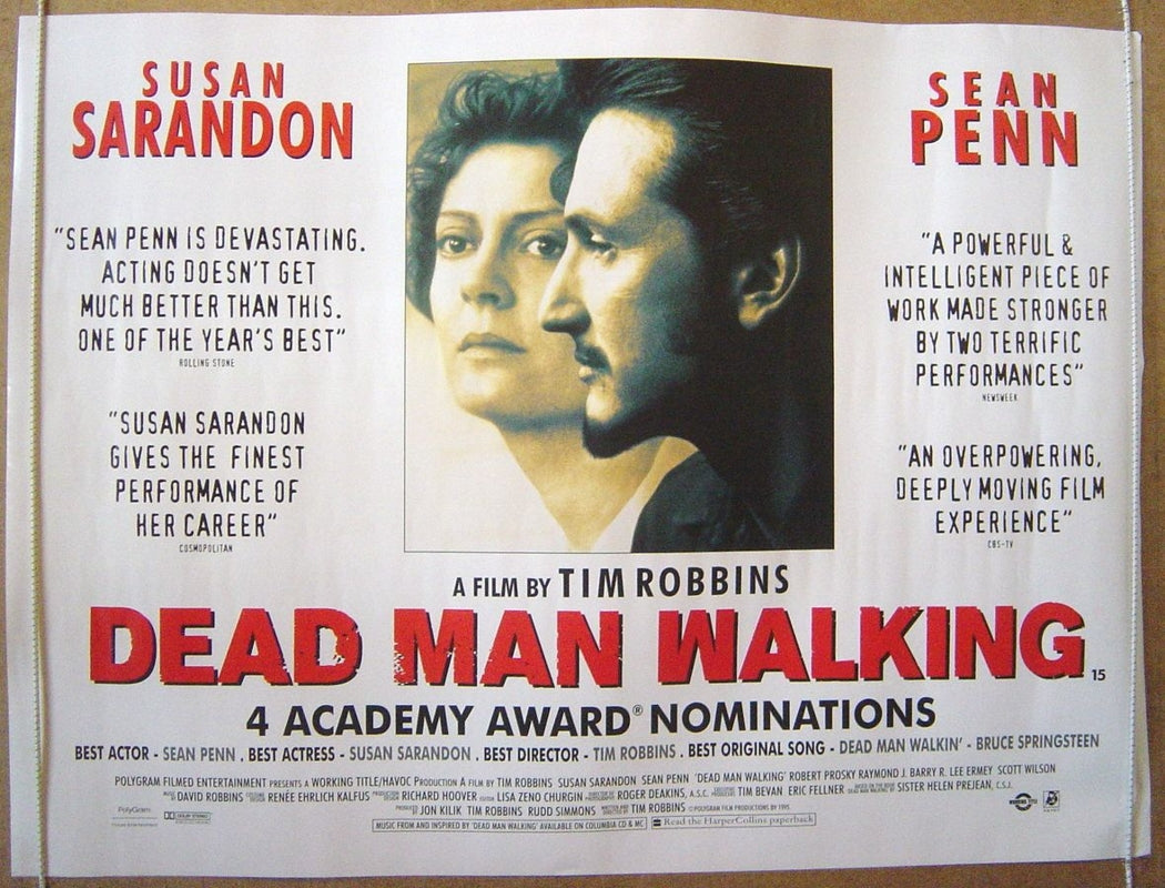 Dead Man Walking  Original Quad Movie Poster  