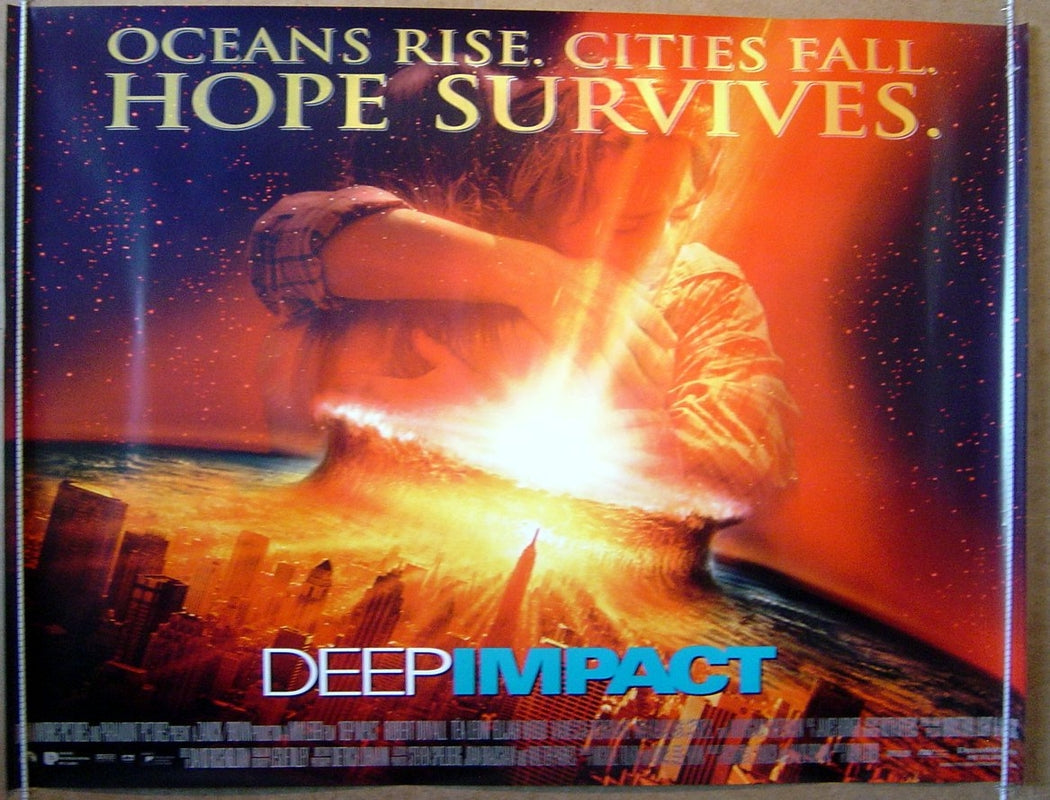 Deep Impact  Original Quad Movie Poster  