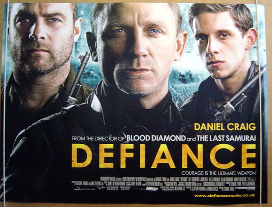 Defiance  Original Quad Movie Poster  