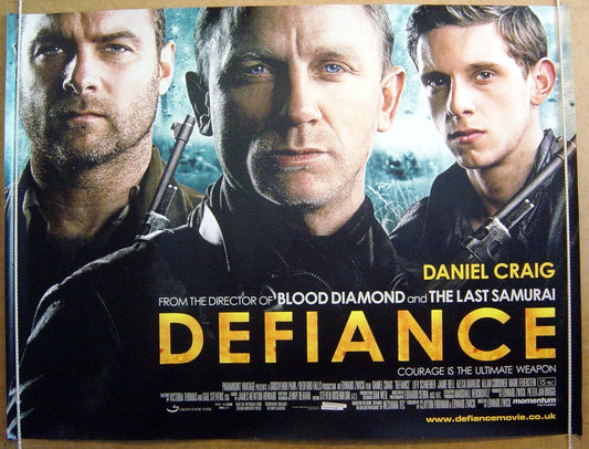 Defiance  Original Quad Movie Poster  