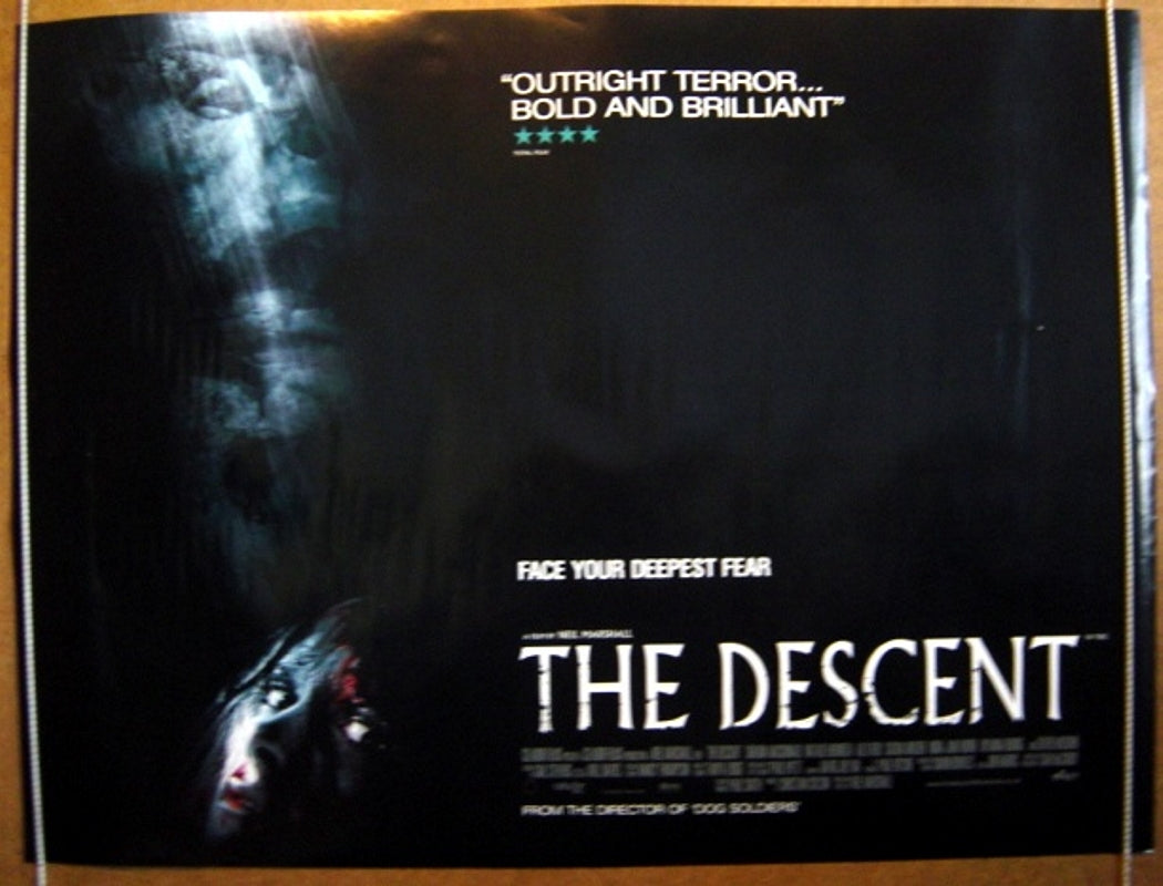 The Descent  Original Quad Movie Poster  