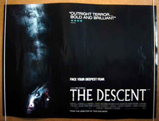 The Descent  Original Quad Movie Poster  