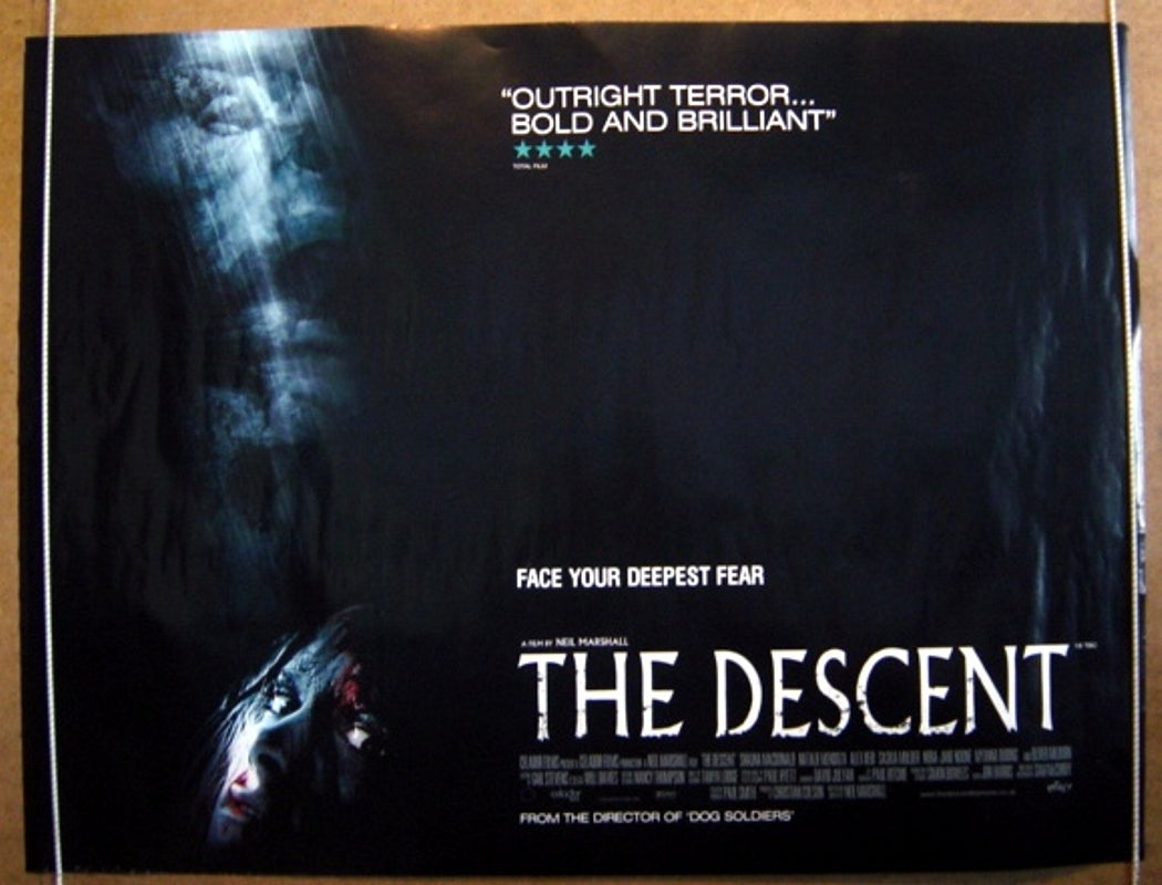 The Descent  Original Quad Movie Poster  