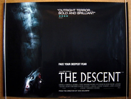 The Descent  Original Quad Movie Poster  