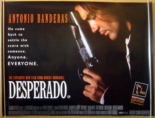 Desperado  Original Quad Movie Poster  