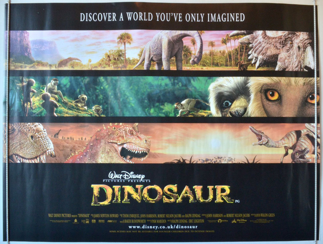 Dinosaur   Original British Quad Poster - Movie Poster 