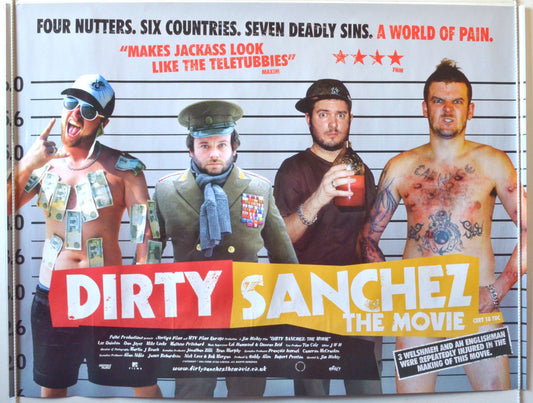 Dirty Sanchez   Original British Quad Poster - Movie Poster