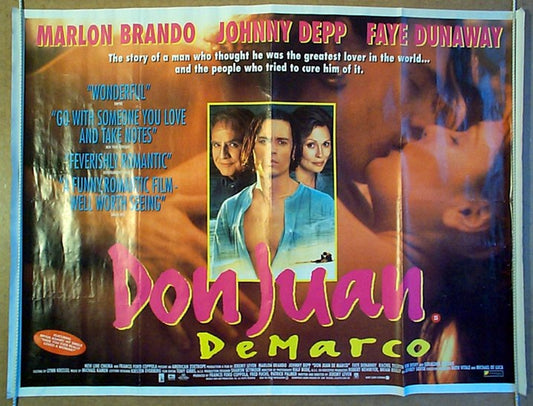 Don Jaun De Marco  Original Quad Movie Poster  