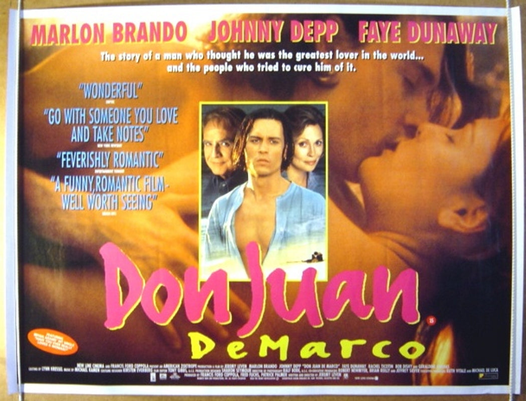 Don Jaun De Marco  Original Quad Movie Poster  