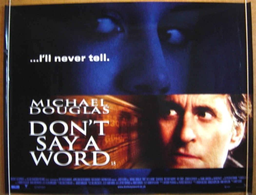 Don't Say A Word  Original Quad Movie Poster  