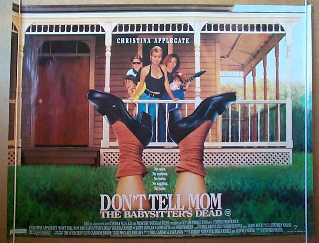 Don't Tell Mom The Babysitter's Dead  Original Quad Movie Poster  