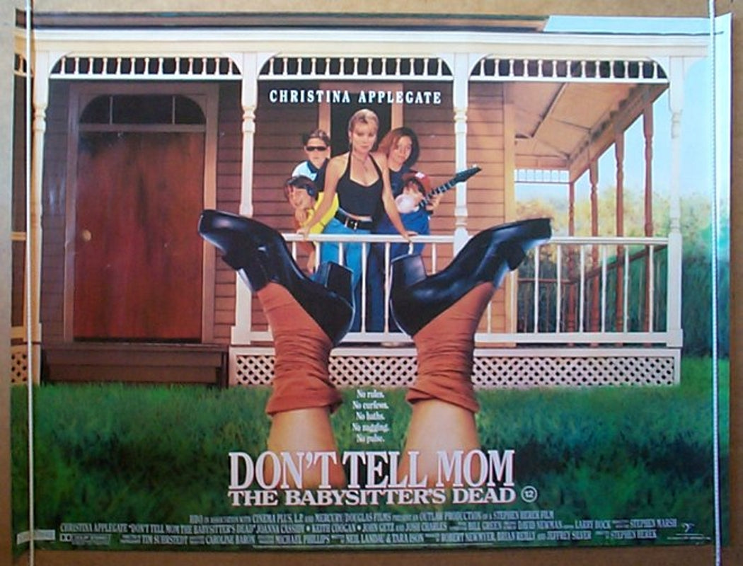 Don't Tell Mom The Babysitter's Dead  Original Quad Movie Poster  