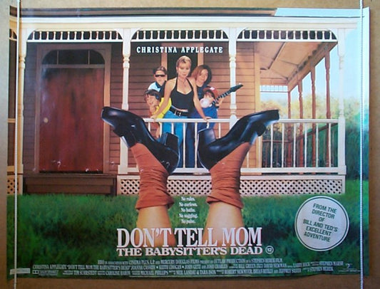 Don't Tell Mom The Babysitter's Dead  Original Quad Movie Poster  