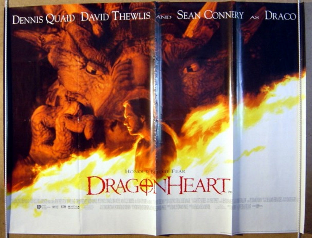 Dragonheart  Original Quad Movie Poster  